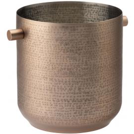 Wine & Champagne Bucket - Fixed Handles - Aged Copper Plated - 19.5cm (7.75")