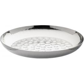 Seafood Round Serving Bowl - Hammered Finish - Stainless Steel - 29.5cm (11.5&quot;)
