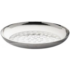 Seafood Round Serving Bowl - Hammered Finish - Stainless Steel - 35cm (13.75&quot;)