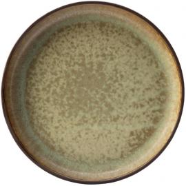 Round Plate - Porcelain - Knead - 25.5cm (10")