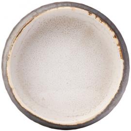 Round Plate - Stoneware - Carthago - Limestone - 14cm (5.5")