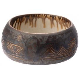 Round Bowl - Deep - Stoneware - Carthago - Limestone - 8cm (3.25")