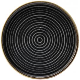 Round Plate - Porcelain - Otto - Charcoal - 19cm (7.5")