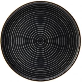 Round Plate - Porcelain - Otto - Charcoal - 26.5cm (10.5")