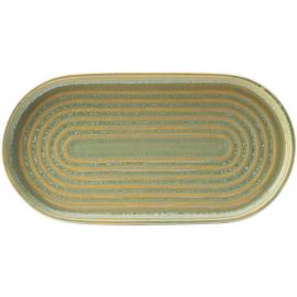 Platter - Oval - Porcelain - Otto - Chive - 25cm (9.75")