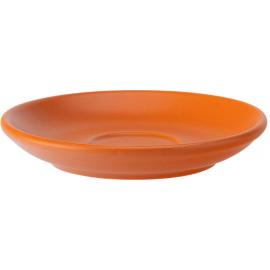 Espresso Saucer - Porcelain - Barista - Matt Orange - 12cm (4.75")