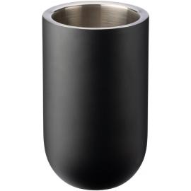 Wine Cooler - Double Walled - Stainless Steel - Matt Black - Single Bottle - 20cm (8")