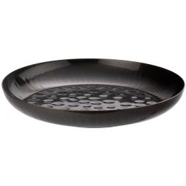 Seafood Tower Round Serving Bowl - Stainless Steel - Vintage Black - 29.5cm (11.5")