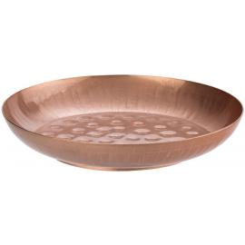 Seafood Tower Round Serving Bowl - Stainless Steel - Vintage Copper - 24.5cm (9.75")