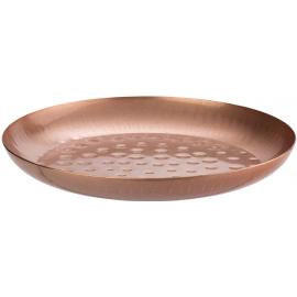 Seafood Tower Round Serving Bowl - Stainless Steel - Vintage Copper - 35cm (13.75")