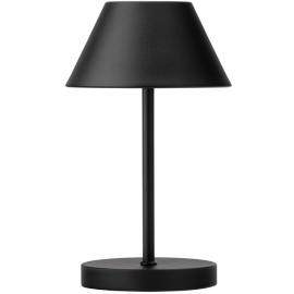 Cordless Lamp - LED - Bonaire - Black - 19cm (7.5")