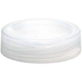 Round Bowl - Glass - Hollow - White - 15cm (6")