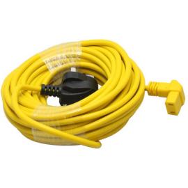 Vacuum Cleaner Mains Power Cable - 2 Core - Victor - Yellow - 12.5m