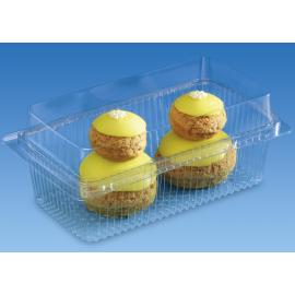 Food Container - Oblong - Hinged Lid - Traitipack - 28cm (11&quot;)