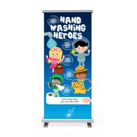 Pull Up Banner - in Carry Case - Classroom Aid & Promotional Poster - Jangronauts - 85cm (33.5&quot;)