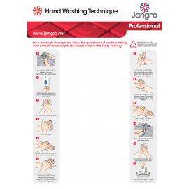 Hand Washing Dispenser Back Board & Guide - Jangro