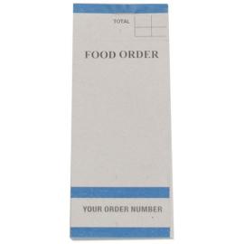 Checkpad - Food Order - Single Copy - 3 Part - Assorted Coloured Pads - 15.25cm (6&quot;)