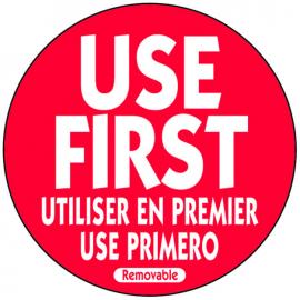 Use First Labels - Roll - DateIt&#8482; - Red - 5cm (2&quot;)