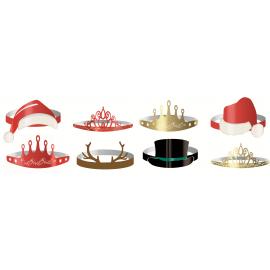 Festive Party Hats - Adjustable Headband - Paper