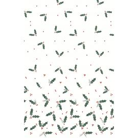 Festive Slipcover - Paper - Jolly Holly - Square - 90cm