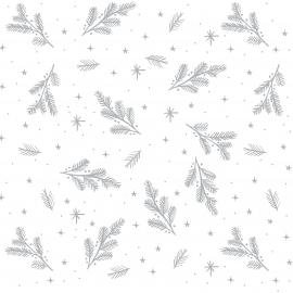 Festive Dinner Napkin - Aspen - 4 fold - 3 ply - 40cm