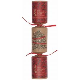Crackers - Eco-Charity - Red & Kraft Tree - Recyclable - 28cm (11&quot;)