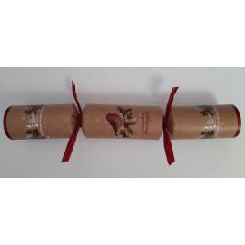 Crackers - Eco-Charity - Red & Kraft Robin - Recyclable - 30.5cm (12&quot;)