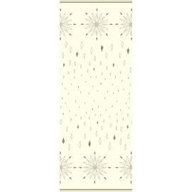 Table Cover - Festive - Airlaid - Printed Cream and Gold - 120cm