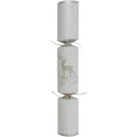 Crackers - Silver and White Stag - 30.5cm (12")