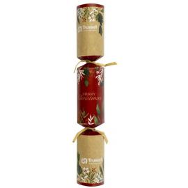 Crackers - Red and Kraft Foliage - 28cm (11")
