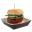 Meal Tray - Open - Black - Large