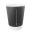 Coffee Cup - Double Wall - Paper - Black - 12oz (34cl) - 90mm dia