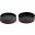 Round Plate - Flat & Deep Combination - Stoneware - 2in1 Artisan - Brown & Black - 16cm (6.25&quot;)