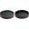 Round Plate - Flat & Deep Combination - Stoneware - 2in1 Artisan - Brown & Black - 24cm (9.5&quot;)