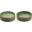 Round Plate - Flat & Deep Combination - Stoneware - 2in1 Artisan - Beige & Grey - 16cm (6.25&quot;)