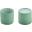 Espresso Cup - Cup & Plateau Combination - Stoneware - 2in1 Artisan - Grey & White - 9cl (3.25oz)