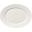 Plate - Oval - Rimmed - Porcelain - Purity - Reflections - 18cm (7&quot;)
