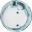 Coupe Plate - Porcelain - Cove - 23cm (9&quot;)