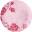 Coupe Plate - Porcelain - Boho - Pink - 28cm (11&quot;)