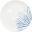 Coupe Plate - Porcelain - Maritime Ocean Breeze - 23cm (9&quot;)