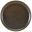 Coupe Plate - Terra Porcelain - Black - 27.5cm (10.75&quot;)