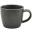 Beverage Cup - Bowl Shaped - Terra Porcelain - Black - 9cl (3oz)
