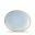 Coupe Plate - Oval - Churchill&#39;s - Stonecast&#174; - Duck Egg Blue - 19.2cm (7.5&quot;)