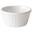 Ramekin - Ribbed - Melamine - White - 11cl (4oz)