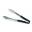 Tongs - All Purpose - Stainless Steel - Part Vinyl-Coated - Black - 30cm (11.8&quot;)