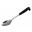 Serving Spoon - Solid - Hook End - Black Handle - Le Buffet - 24cm (9.5&quot;)