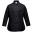 Ladies Chef Jacket - Long Sleeved - Rachel - Black - X Large (42&quot;-44&quot;)