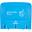 Back Panel - &#39;Glass Bottles & Jars&#39; - For Procycle Recycling Bin - Jangro - Light Blue