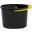 Bucket & Wringer - Oval - Recycled - Yellow Handle - 5L (1.1 gal)