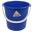 Plastic Bucket -  Round - Lucy - Blue - 8L (2.1 gal)
